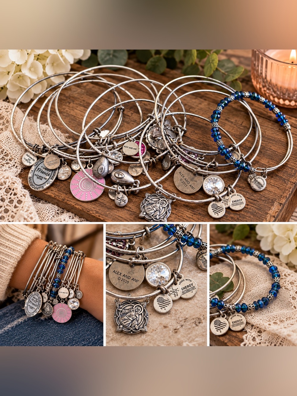Alex and Ani Craft/Repurpose Lot-11 Bangles